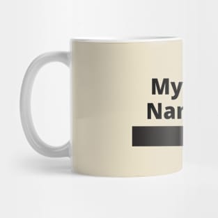 Pen Name t-shirt Mug